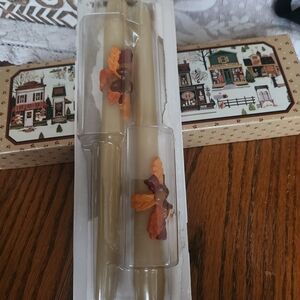 Set of Vintage 1982 Avon Shades of Autumn Tapered Candles